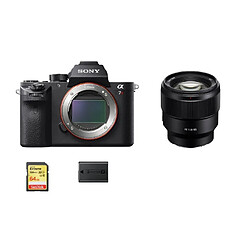 SONY A7R II + SEL 85MM F1.8 + 64GB SD card + NP-FW50 Battery