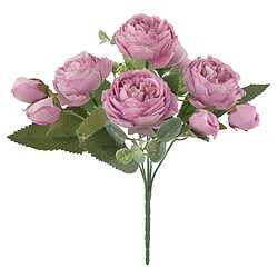 Pivoine De Soie Artificielle Bouquet De Mariée Pour La Décoration De La Maison De Mariage New Purple