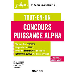 Concours Puissance Alpha : tout-en-un : conforme aux nouveaux programmes - Occasion