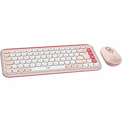 Clavier Logitech 920-013120 Rose Espagnol Qwerty QWERTY