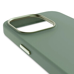 Avis Coque MagSafe pour iPhone 15 Pro Silicone Mat Doux Vert Sauge Decoded