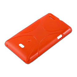 Cadorabo Coque Sony Xperia MIRO Etui en Rouge