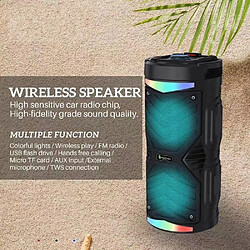 Yonis Enceinte Bluetooth Puissante Portable Karaoke pas cher