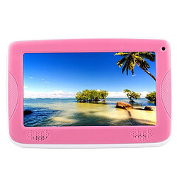 Wewoo Pour enfants , 7 pouces, rose 512 Mo + 4 Go, Android 4.4 Allwinner A33 Quad Core, avec étui en silicone Tablette d'éducation