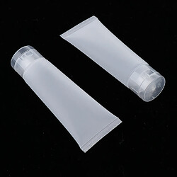 Avis 60 Pièces 50ml Tube Squeeze en Plastique Transparente Rechargeable