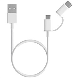 Câble USB vers Micro USB et USB-C Xiaomi SJV4082TY 1 m