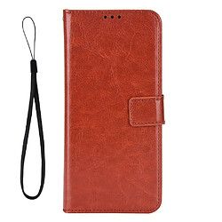 Acheter Htdmobiles Housse pour Wiko T10 - etui coque pochette portefeuille + verre trempe - MARRON