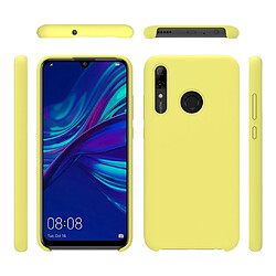 Wewoo Coque Étui de protection en silicone liquide solide Dropproof pour Huawei Enjoy 9s jaune