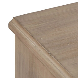 Acheter BigBuy Home Table de Nuit Naturel Bois d'épicéa Bois MDF 48 x 38 x 56 cm