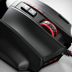 CSL-Computer 16000 dpi Souris Laser de Gaming - 18 Touches - Haute précision - Éclairage LED configurable - Technologie de capteurs Avago - MMO Gaming - Logiciel Inclus Touches programmables