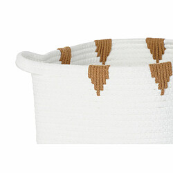 Acheter Panier DKD Home Decor Coton (34 x 34 x 40 cm) (3 Unités)