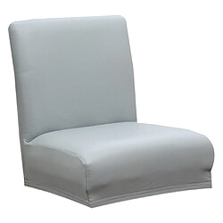 Avis Housse De Chaise Extensible Housse De Protection Tabouret à Dossier Court Siège Bar Pub Gris Clair