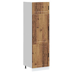 vidaXL Armoire de cuisine Porto vieux bois bois d'ingénierie