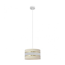 Helam Suspension Helen Tissu,Fer blanc,or,ecru 1 ampoule 90cm