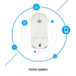 Acheter Wewoo Prise Connectée 16A 2.4GHz Alexa WiFi contrôle Smart Timer de courant à la maison, AC 100-240V, UK Plug