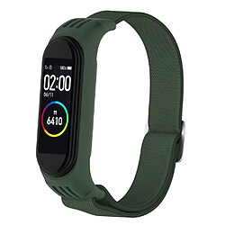 Bracelet en nylon Élastique vert armé pour votre Xiaomi Mi Band 3/4/5/6