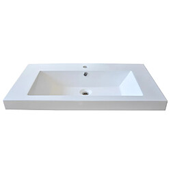 Le Quai Des Affaires Plan de toilette GLAM 120 cm / Blanc