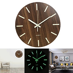 Acheter 12 '' Horloge Murale Lumineuse Horloge De Nuit à Quartz Silencieux