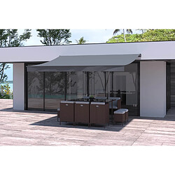 Concept Usine Store banne manuel 4x3m gris polyesterADRO