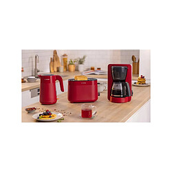 Bouilloire électrique 1.7l 2400w rouge - TWK2M164 - BOSCH pas cher