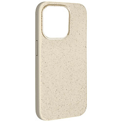 Avizar Coque pour iPhone 15 Pro Silicone Anti-traces Recyclable Classic Case Bio Beige