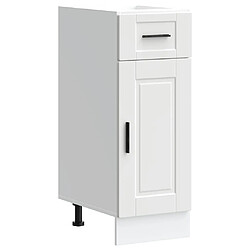 vidaXL Armoire de cuisine Porto blanc bois d'ingénierie