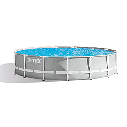 Piscine tubulaire ronde prism frame intex Ø 4.57 x 1.07 m