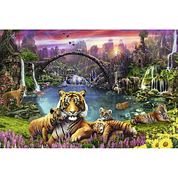 Ravensburger Puzzle 3000 pieces - Tigres au lagon