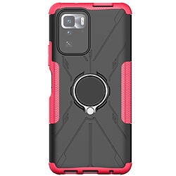 Coque en TPU anti-chute avec béquille pour votre Xiaomi Redmi Note 10 Pro 5G/Poco X3 GT - rose