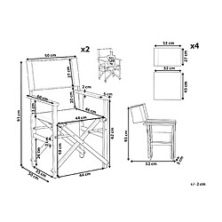 Avis Beliani Chaise de jardin CINE Bois Vert clair