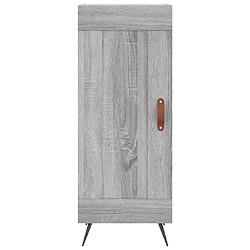 Acheter vidaXL Buffet Sonoma gris 34,5x34x90 cm Bois d'ingénierie