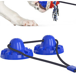 Acheter Universal Jouet molaire pour chien de compagnie, boule molaire résistante à l'usure, avec imbécile (bleu)