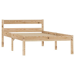 vidaXL Cadre de lit sans matelas bois de pin massif 90x200 cm