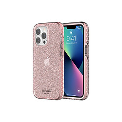 Avis Kate Spade Coque pour iPhone 13 Pro Gamme Glitter Pailletée Translucide Compatible Magsafe Rose