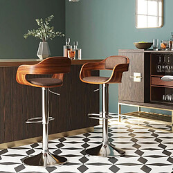 Karedesign Tabouret de bar Monaco choco Kare Design