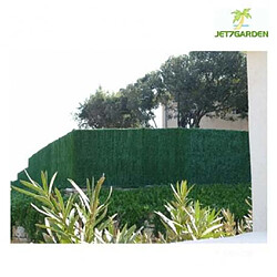 Lot de 12 rouleaux haie artificielle JET7GARDEN 1,80x3m - vert thuyas - 126 brins SUPRA