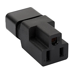 Adaptateur De Conversion Pour Prise De Conversion De PDU IEC 320 C14 Mâle Vers 5-15R Femelle