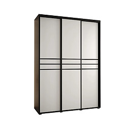 Abiks Meble Armoire Davos 10 À Portes Coulissantes 235,2/180/60 3 Portes