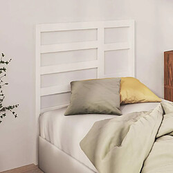 Avis Maison Chic Tête de lit scandinave,Meuble de chambre Blanc 96x4x104 cm Bois massif de pin -MN85568