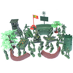 37 pièces en plastique modèle de jeu jouets soldats 5cm chiffres armée hommes accessoires