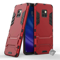 Htdmobiles Coque rigide anti choc pour Huawei Mate 20 Pro + film ecran - ROUGE