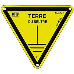 triangle - alu - terre du neutre - 100 mm - catu am-345