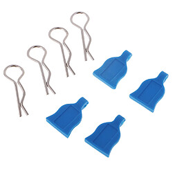 Pièces de rechange de boucle de coquille en métal de voiture de RC pour la dérive de 1/10 RC / voitures routières bleu pas cher