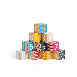 Bigjigs Toys 10 blocs de chiffres en bois