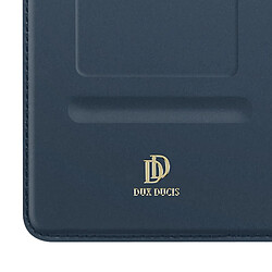 Dux Ducis Étui pour Redmi 13C et Poco C65 Clapet Porte-carte Support Vidéo Bleu Nuit