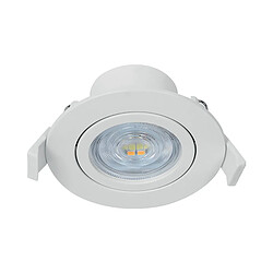 Avis BRAYTRON Lot de 10 spots LED encastrables 3en1 rond blanc 7W IP20 Dimmable