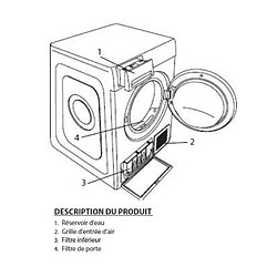 Avis Sèche-linge pompe à chaleur avec condenseur 60cm 9kg a++ silver - awz9hps - WHIRLPOOL