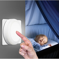 VELAMP LED TOUCH: Veilleuse LED avec interrupteur tactile, blanc