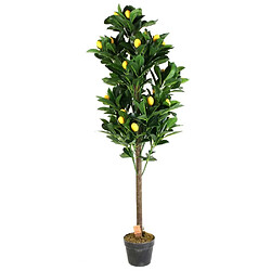 Avis The Home Deco Factory Citronnier artificiel en pot 120 cm.