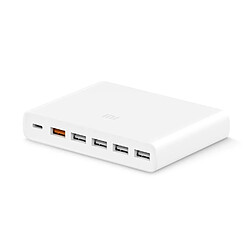 Avis Universal Chargeur USB Blanc 60W Sortie de Charge Pad Smartphone Type 1 C 6 Ports 5 USB Double Charge Rapide Adaptateur 18W x2